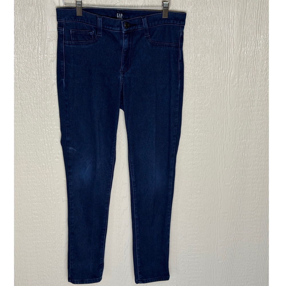 Gap Denim Knit Favorite Jegging Dark Wash Skinny Jeans Size 28 Soft!